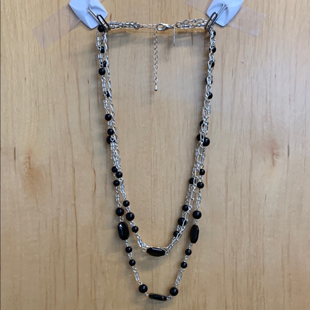 Black and Silver Necklace